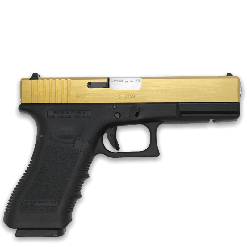 WE TECH G17A Titanium Version GBB Gel Blaster Pistol - Tactical Edge Hobbies