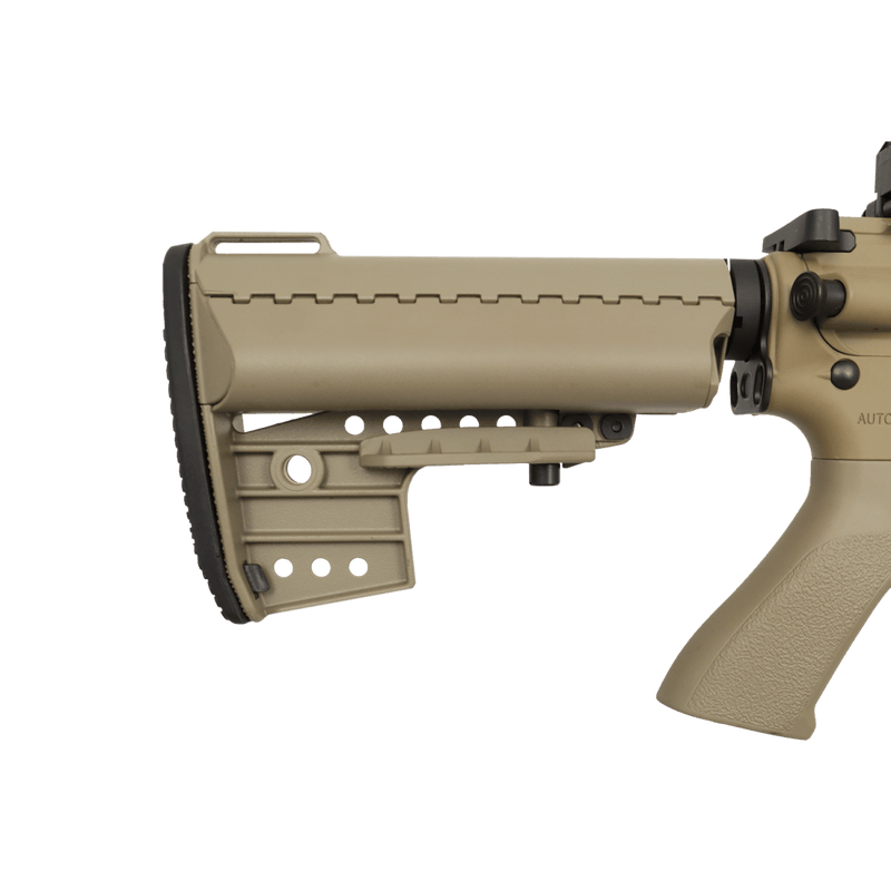 CYMA 9" FATBOY Keymod-S M4 AEG Metal Gelsoft Blaster - Tan - Tactical Edge Hobbies