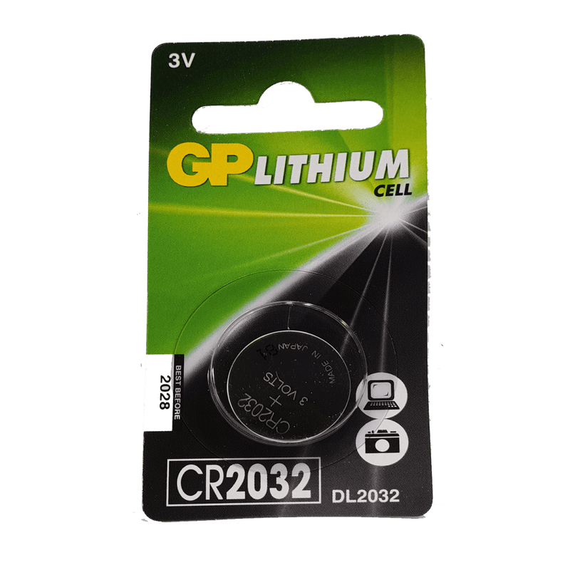 GP LITHIUM Cell 3v CR2032 (DL2032) Battery - Tactical Edge Hobbies