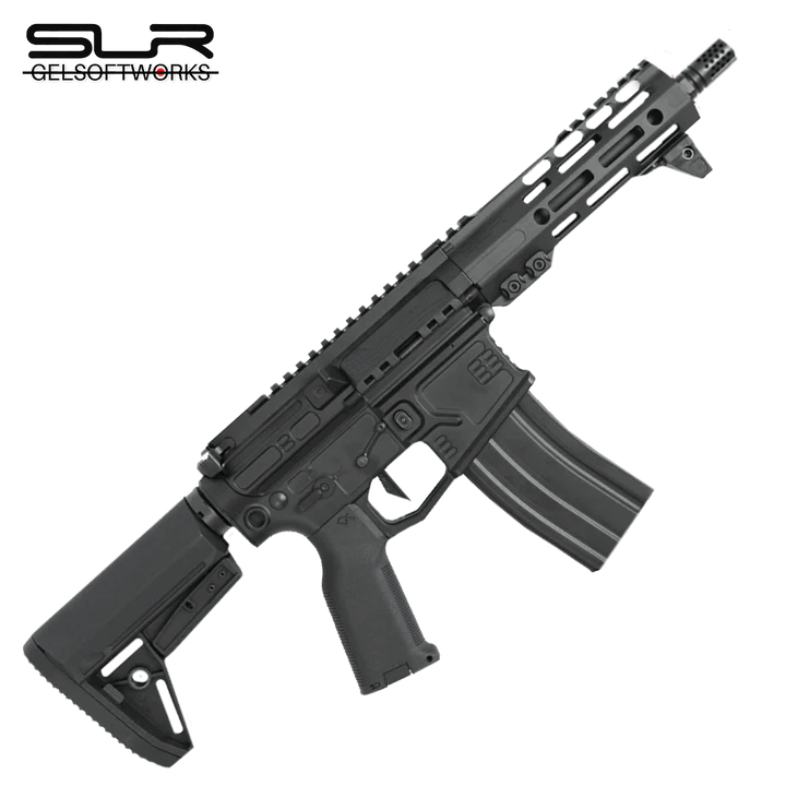 SLR ION 6.7” Lite SBR Gel Blaster - Black - Tactical Edge Hobbies
