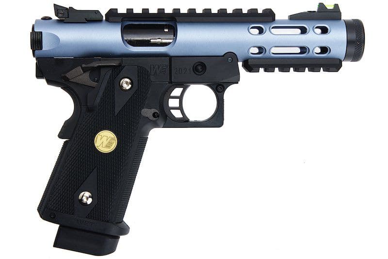 WE Galaxy Hi-Capa 5.1 Type A GBB Pistol - Blue Slide K Frame - PRE ORDER - Tactical Edge Hobbies