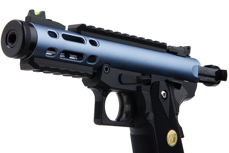 WE Galaxy Hi-Capa 5.1 Type A GBB Pistol - Blue Slide K Frame - PRE ORDER - Tactical Edge Hobbies