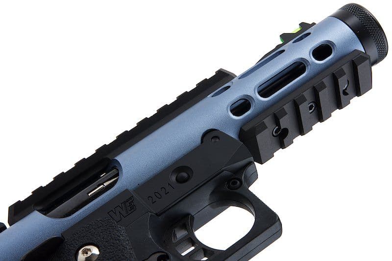 WE Galaxy Hi-Capa 5.1 Type A GBB Pistol - Blue Slide R Frame - PRE ORDER - Tactical Edge Hobbies