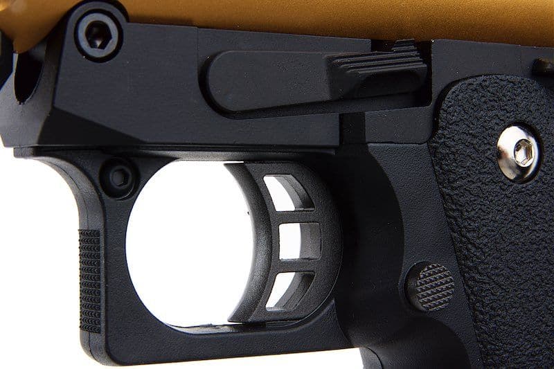 WE Galaxy Hi-Capa 5.1 Type A GBB Pistol - Gold Slide R Frame - PRE ORDER - Tactical Edge Hobbies