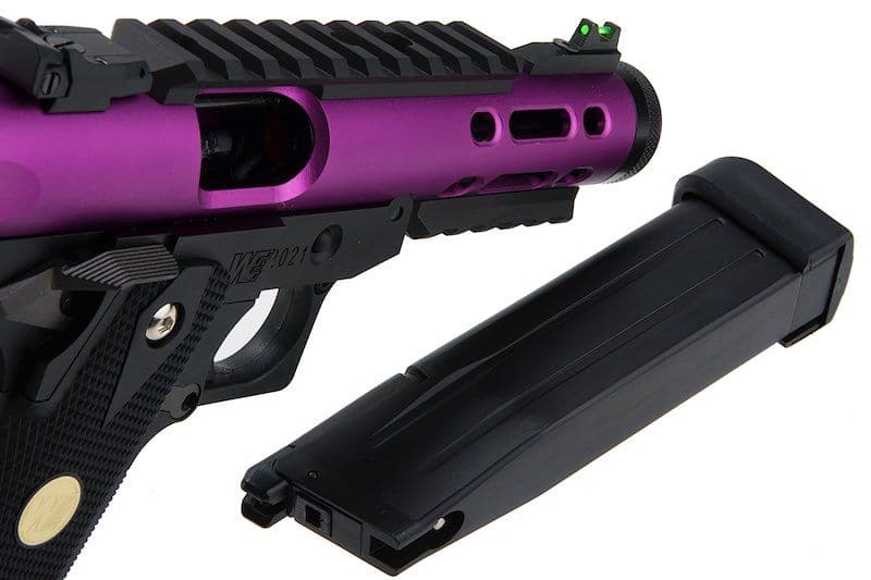 WE Galaxy Hi-Capa 5.1 Type A GBB Pistol - Purple Slide K Frame - PRE ORDER - Tactical Edge Hobbies