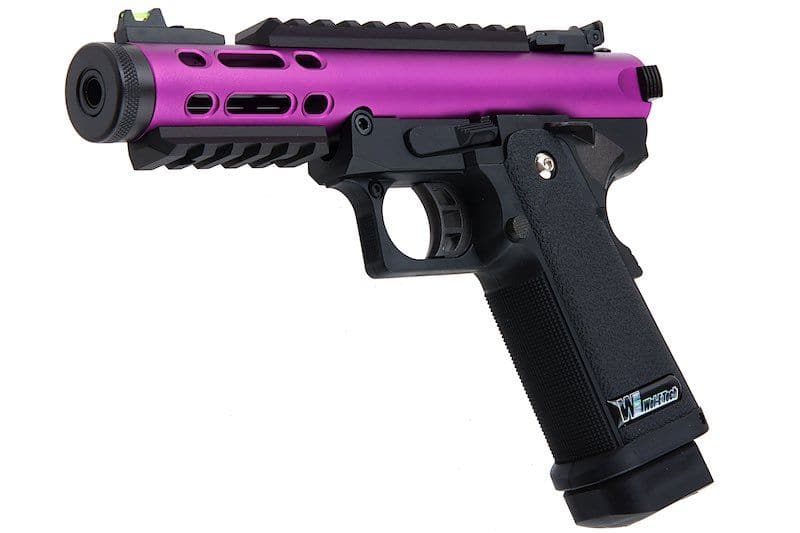 WE Galaxy Hi-Capa 5.1 Type A GBB Pistol - Purple Slide R Frame - PRE ORDER - Tactical Edge Hobbies