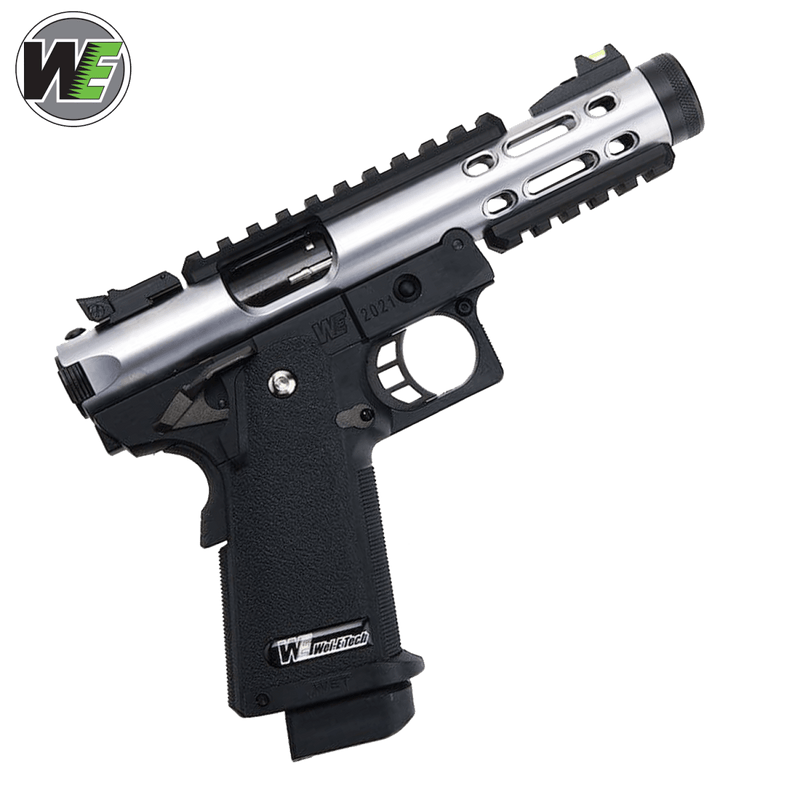 WE Galaxy Hi-Capa 5.1 Type A GBB Pistol - Silver Slide R Frame - PRE ORDER - Tactical Edge Hobbies