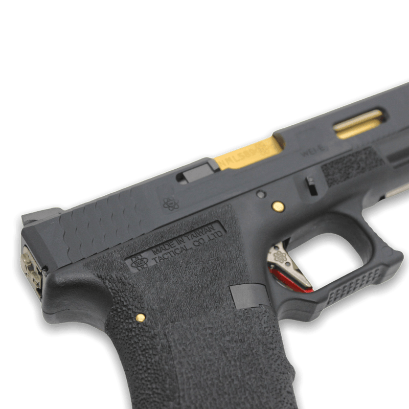 WE TECH G-Force W.E.T G17 T1 GBB Gel Blaster Pistol (BK/SV/BK) - Tactical Edge Hobbies