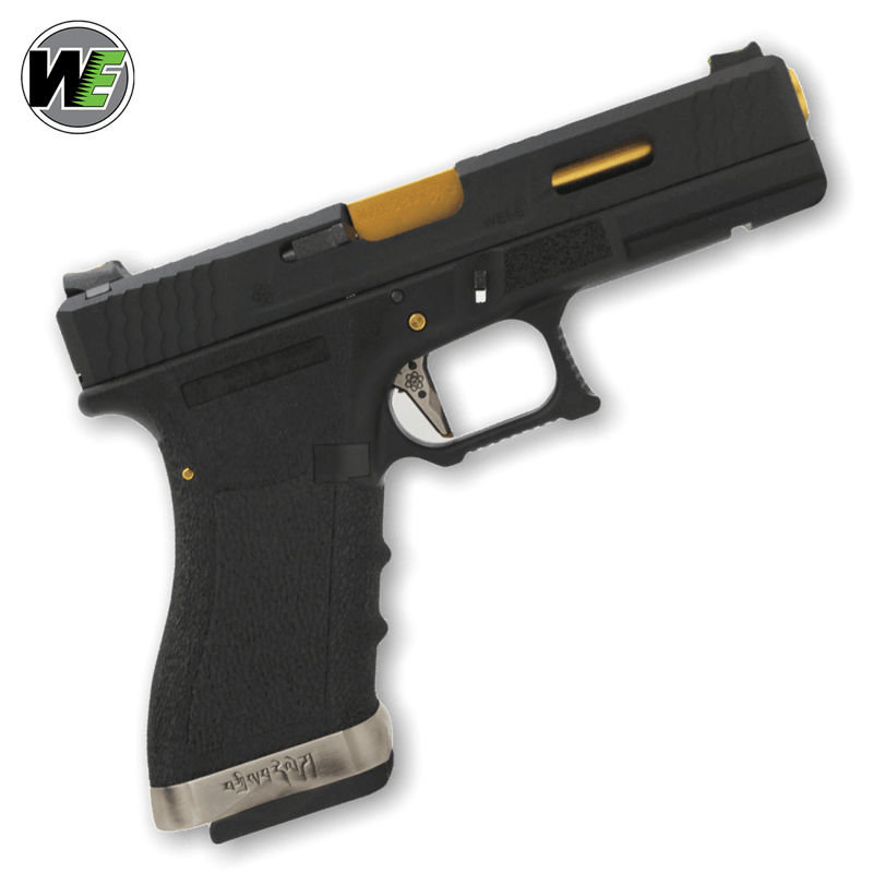 WE TECH G-Force W.E.T G17 T1 GBB Gel Blaster Pistol (BK/SV/BK) - Tactical Edge Hobbies