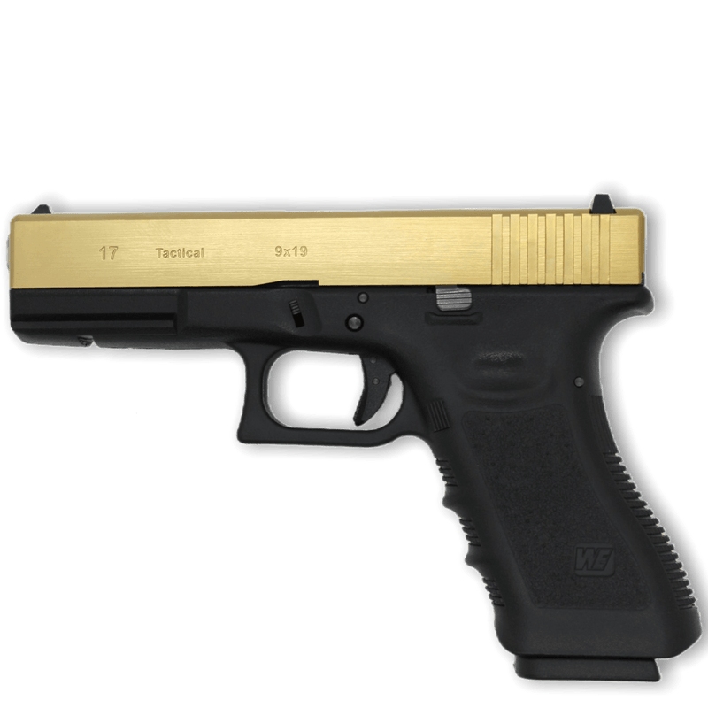WE TECH G17A Titanium Version GBB Gel Blaster Pistol - Tactical Edge Hobbies