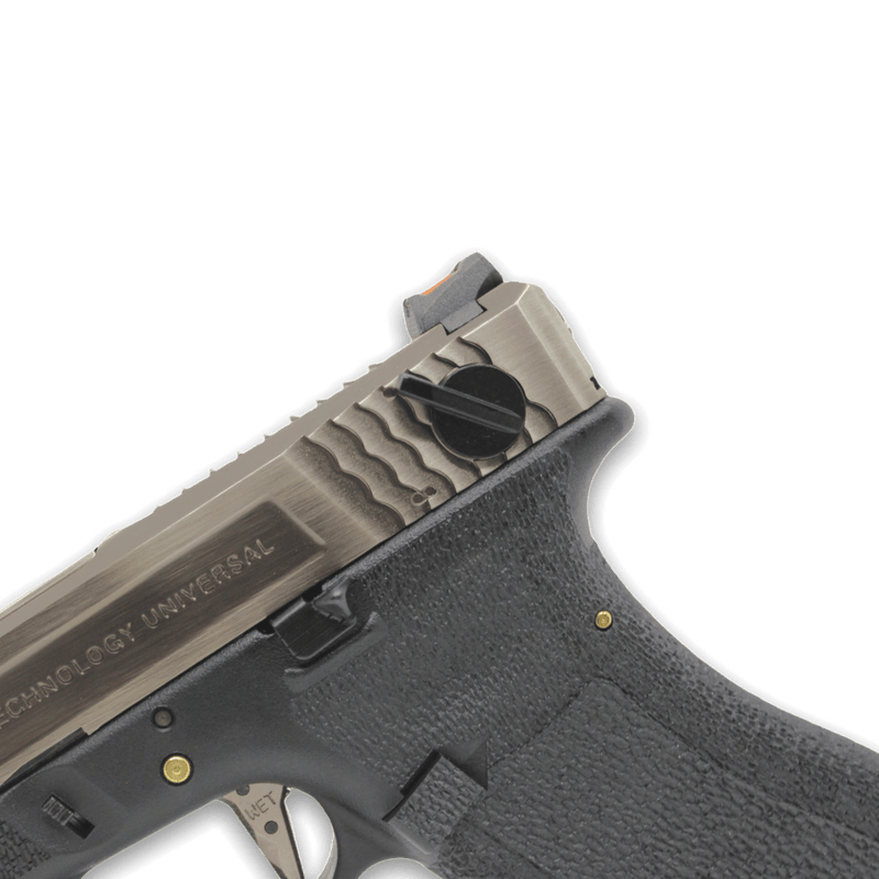 WE TECH G35 W.E.T T7 G-FORCE GBB Gel Blaster Pistol (SV/SV/BK) - Tactical Edge Hobbies